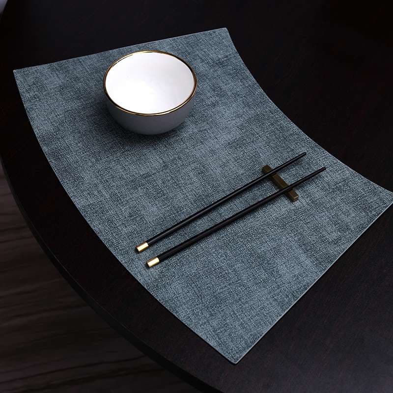 ランチョンマット エレガント防水・布感合皮・食卓マット