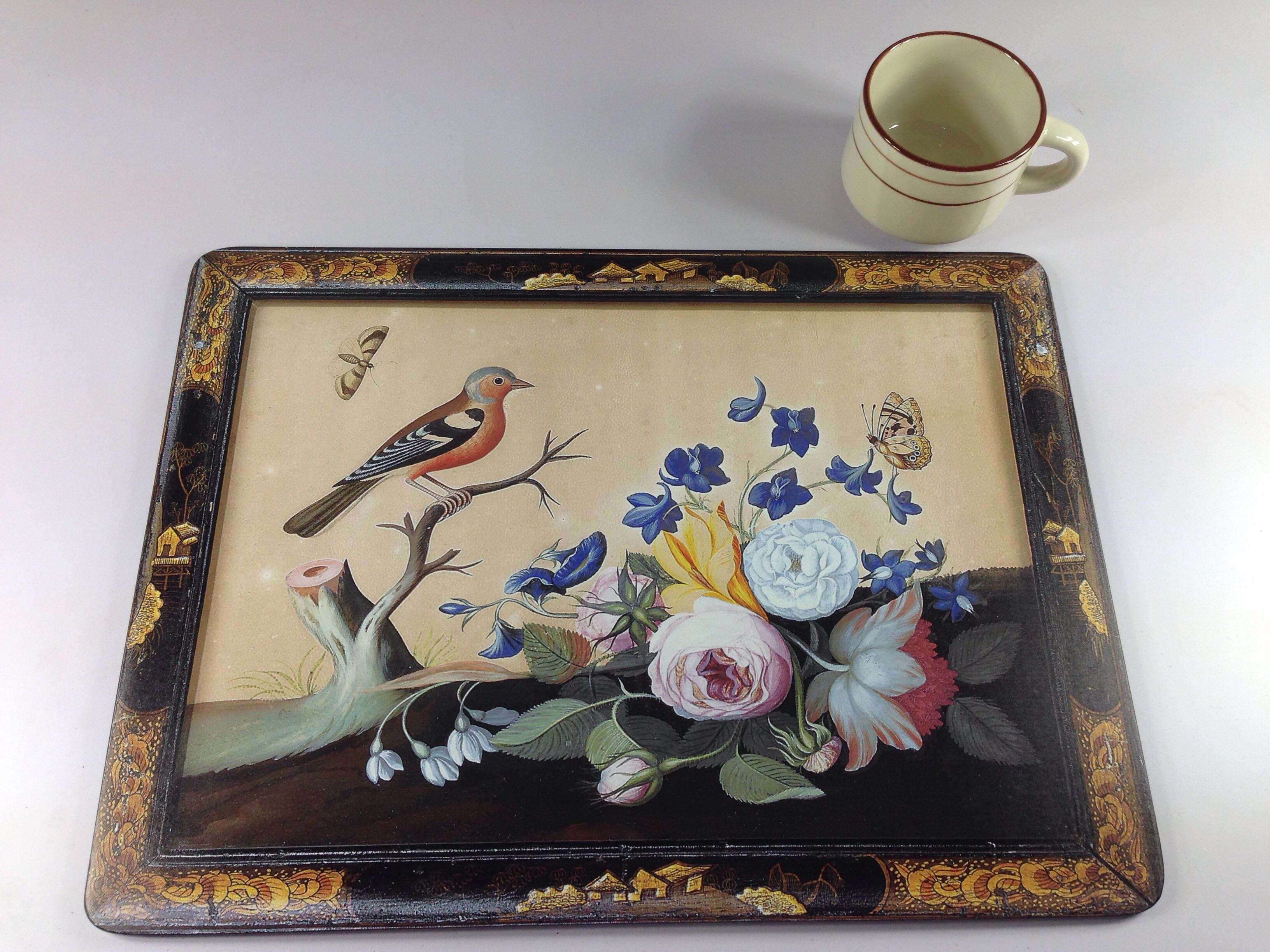 ランチョンマット花鳥絵画風コルクランチョンマット 【木製花鳥風月】木