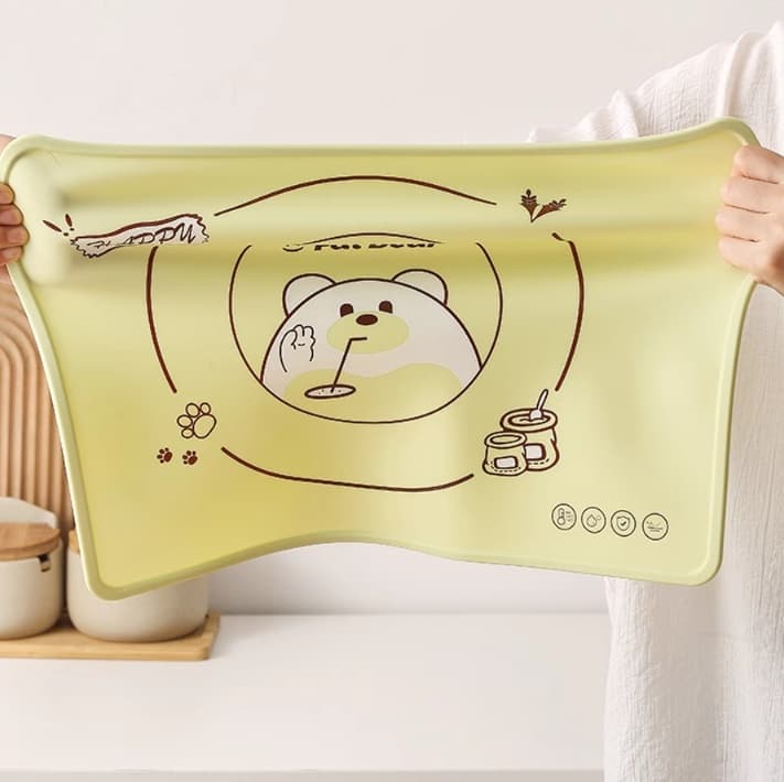 防水防油シリコン製ランチョンマット 小学校用ランチョンマット 【小学生大喜び】