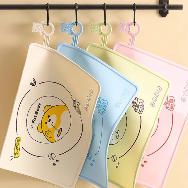 防水防油シリコン製ランチョンマット 小学校用ランチョンマット 【小学生大喜び】