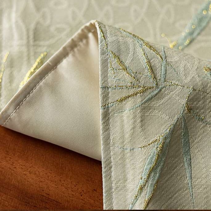 ランチョンマット 竹柄刺繍入り和風ティーマット 【禅風】