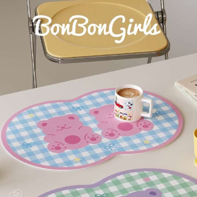 ～大人気bonbongirlsシリーズ～ くまさんランチョンマット