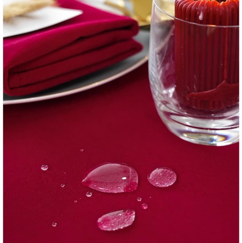 高級レストラン仕込み・防水ランチョンマット 【バーガンディ】 ～特別セット ナプキンもついてきます。～