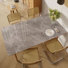 ランチョンマット 防油防汚抗菌ビニールテーブルマット【ロックシックグレーストーン】