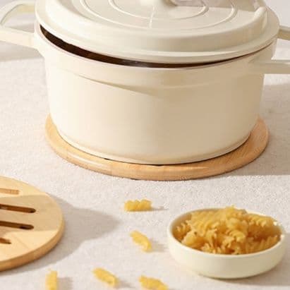 ランチョンマット 天然竹格子鍋敷きランチョンマット