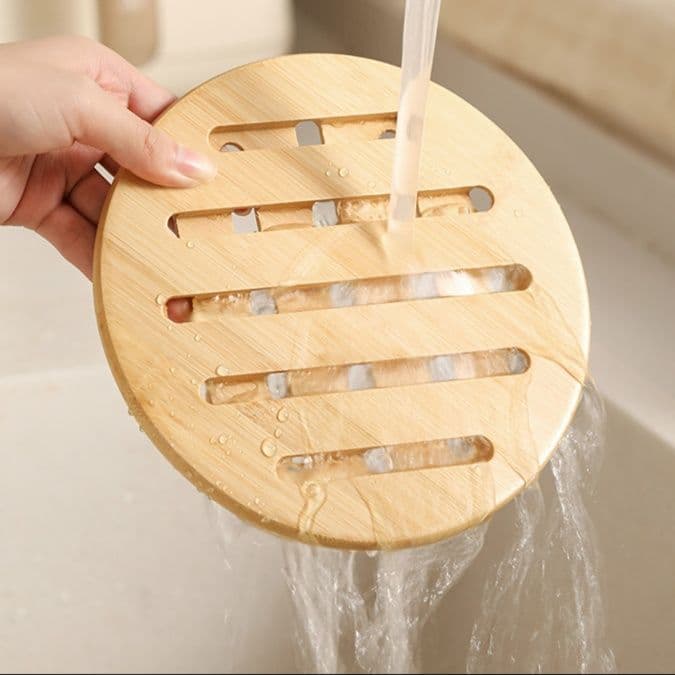 ランチョンマット 天然竹格子鍋敷きランチョンマット