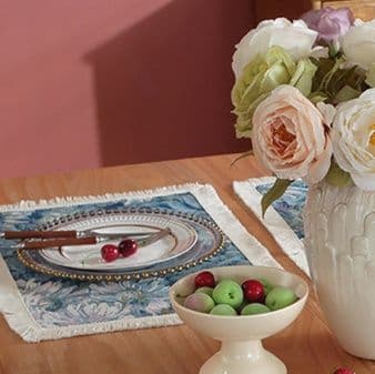 ランチョンマット 花園物語 フリンジランチョンマット