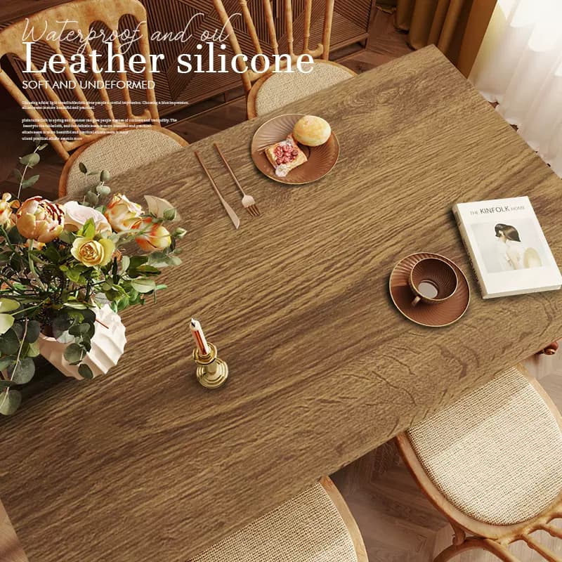 防水レザー調・PVC製・アメリカン・木目調・ランチョンマット 【様々な木目に触れる】