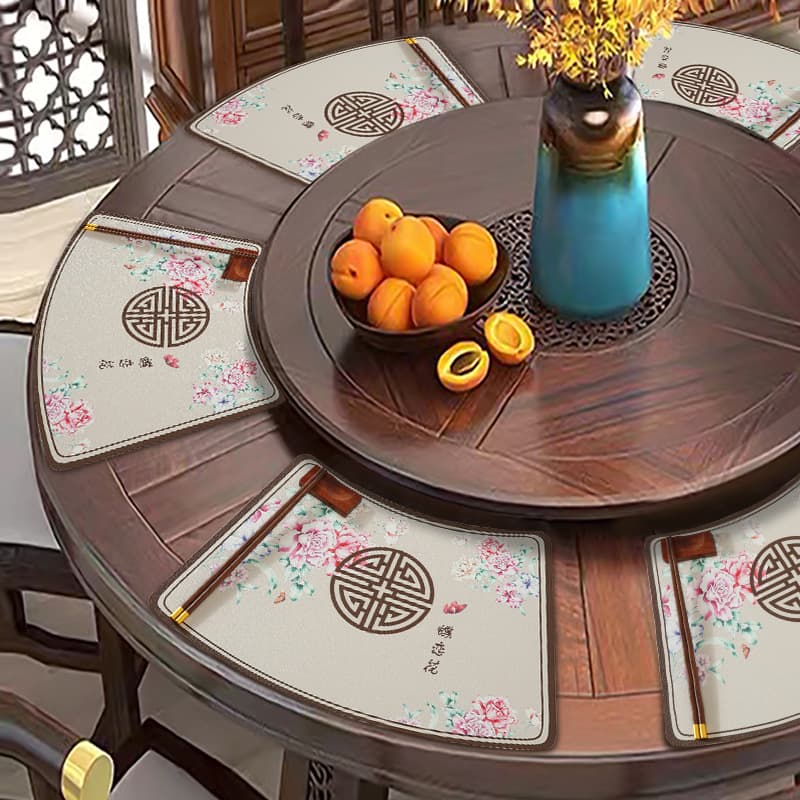 墨絵風和柄ランチョンマット