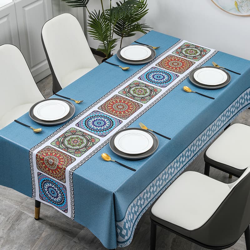 ランチョンマット 北欧風モダンデザインシリーズ【ポセイドンブルー】