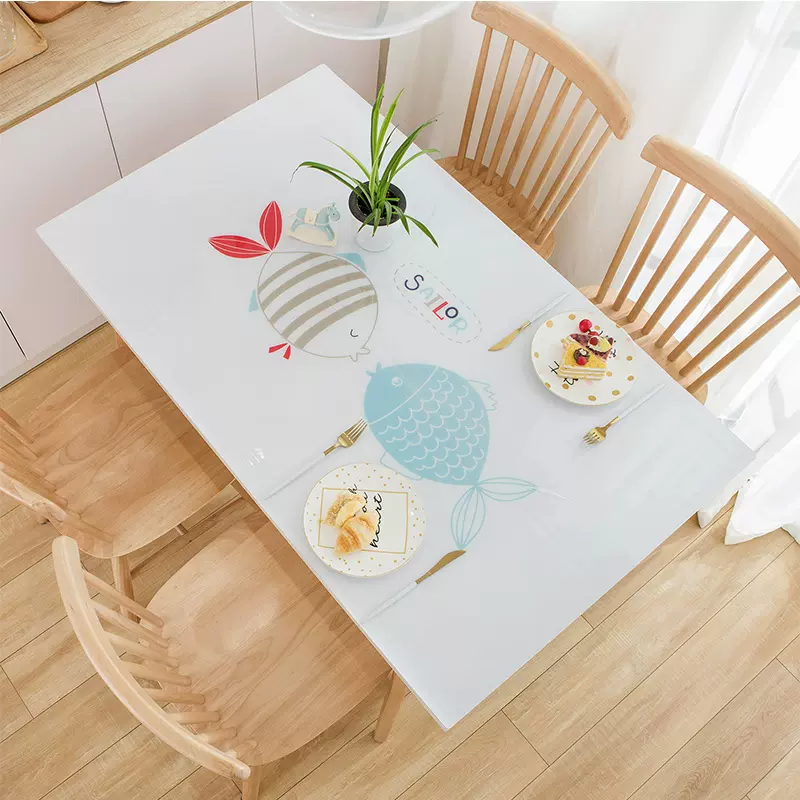 ほのぼの日和のランチョンマット【魚のキス】