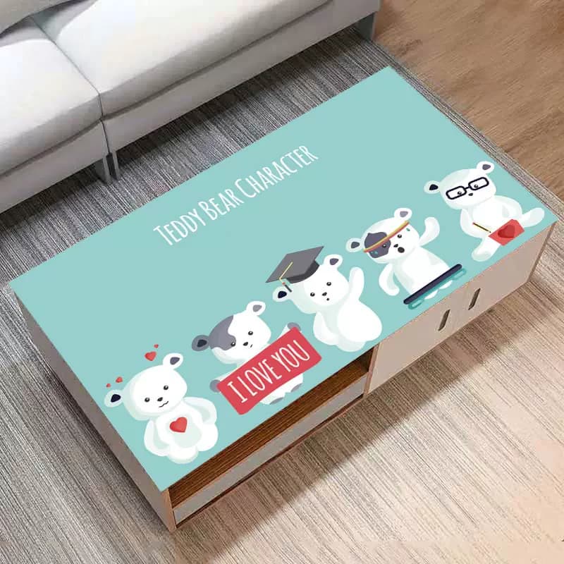 スタイリッシュ、かわいいマットシリーズ 【シロクマはみんな仲間】