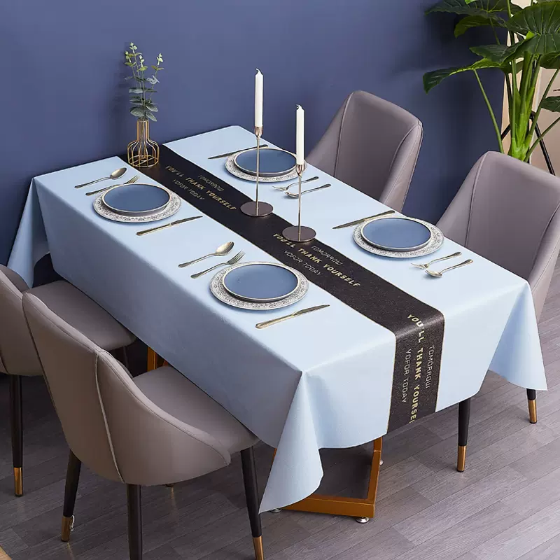 ランチョンマット トロピカルリーフ ミニマリストテーブルクロス 北欧風【モダンスカンディナヴィアン】