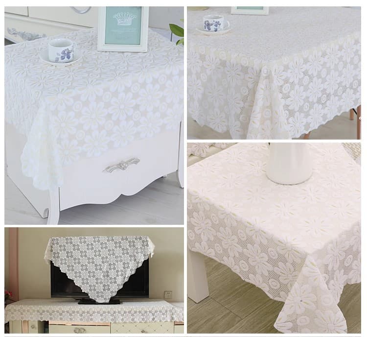 ～多用途～ ～高級生地ランチマット～ ランチョンマット レース編みフローラルテーブルクロス