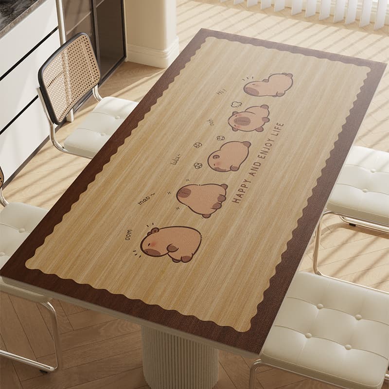 ランチョンマット キュートなお尻デザイン防水テーブルマット