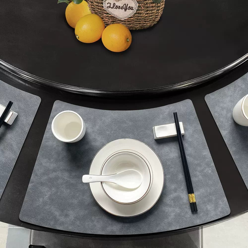 エレガント革調ランチョンマット 【ゴージャス無地】