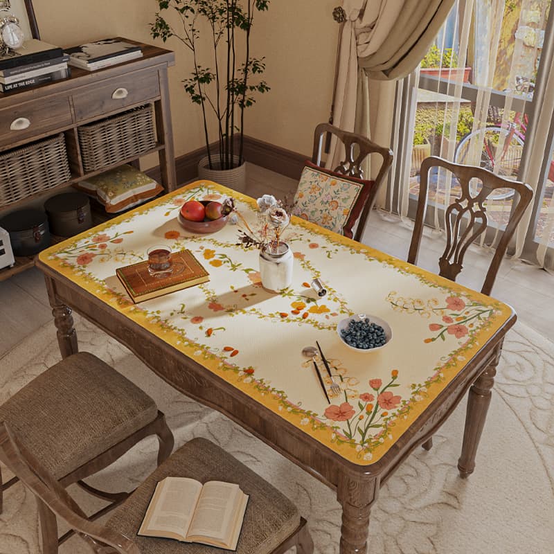 ランチョンマット フローラルガーデン シリコンテーブルマット 【ノスタルジーとともに】