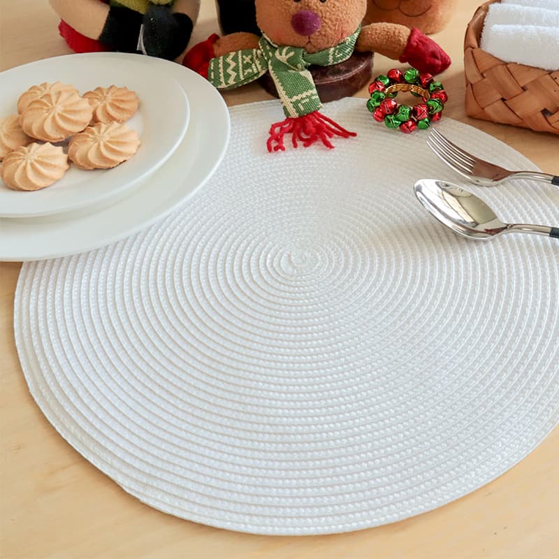 カラフル円形ランチョンマット PP製 ～9月いっぱいまで！緊急セール300円引き～