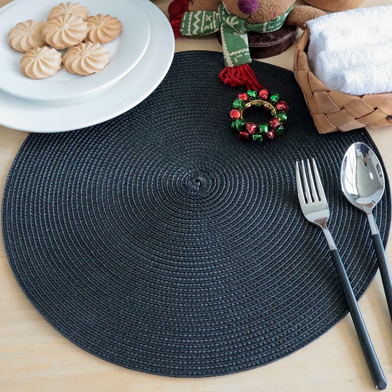 カラフル円形ランチョンマット PP製 ～9月いっぱいまで！緊急セール300円引き～