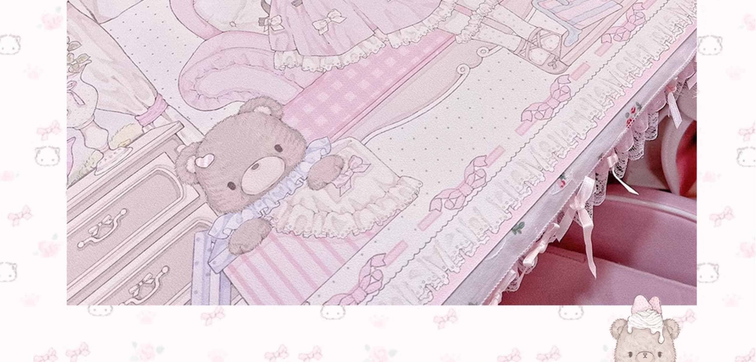 ランチョンマット　スイートパウズ プリンセスティータイム テーブルマット　合皮