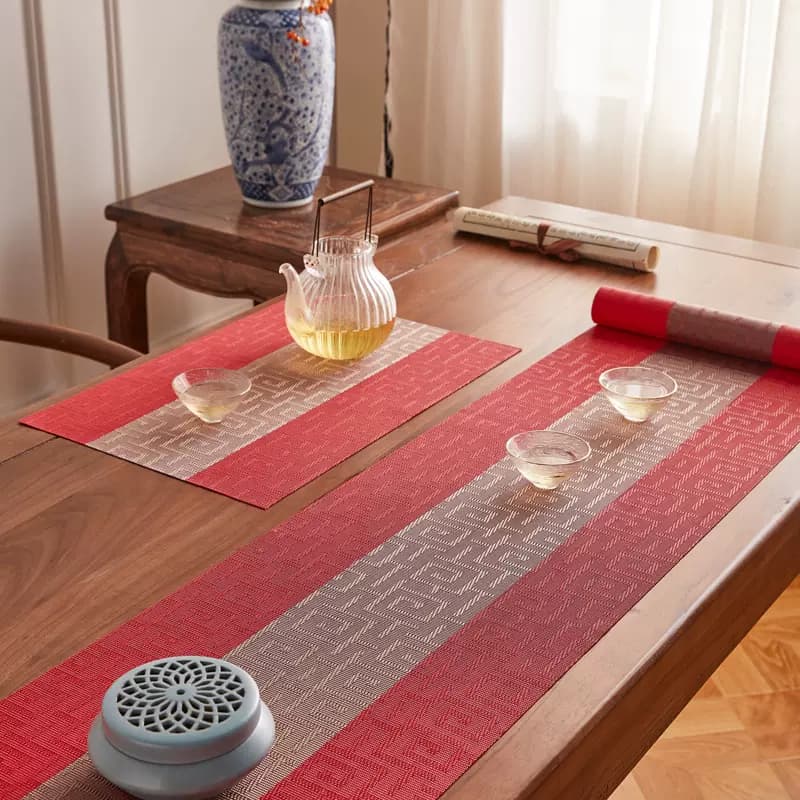 和モダンシリーズ 防水ランチョンマット PVC製