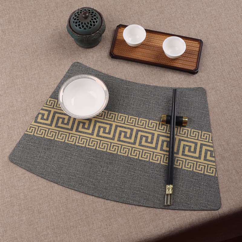 防水和風デザイン耐熱ランチョンマット【中華文様】