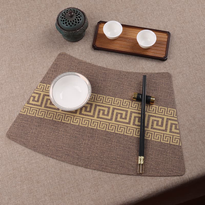 防水和風デザイン耐熱ランチョンマット【中華文様】