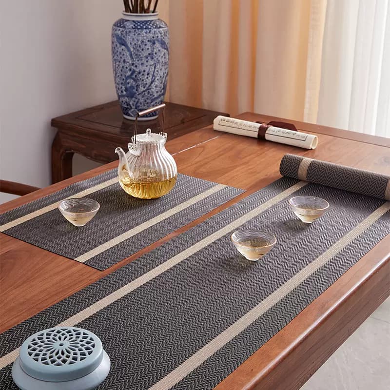 和モダンシリーズ 防水ランチョンマット PVC製