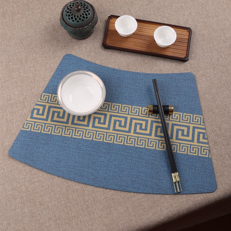 防水和風デザイン耐熱ランチョンマット【中華文様】