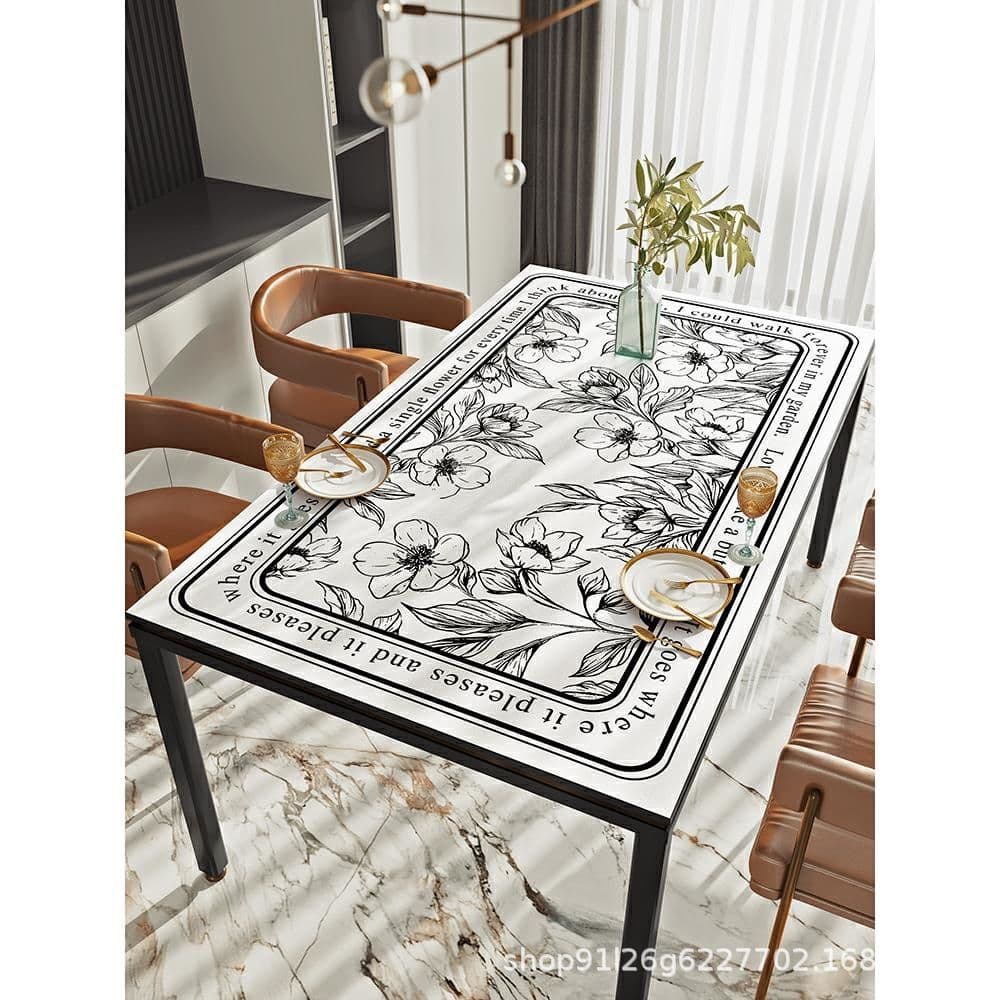 ボタニカルデザイン・合皮製・ランチョンマット【合皮製】