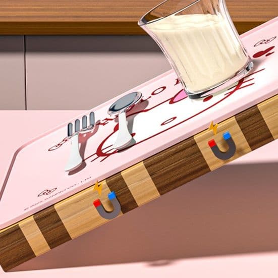 ランチョンマット 加高縁付き防水シリコン製子ども用食事敷き