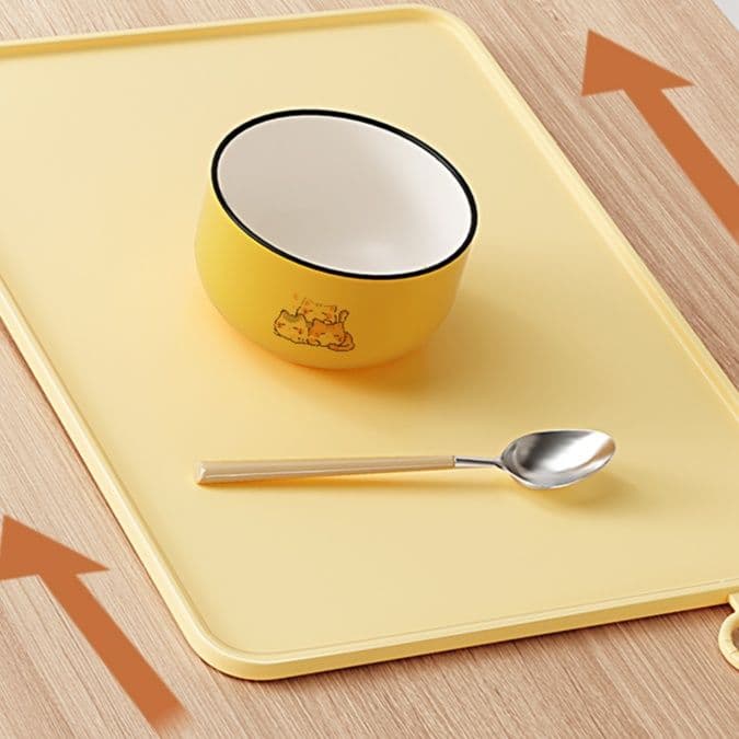 ランチョンマット シリコン製携帯用食事マット