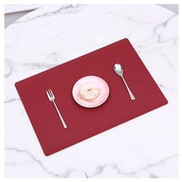 合皮北欧風シンプルランチョンマット