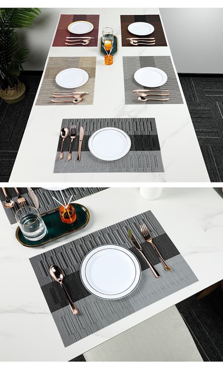 ランチョンマット モダン幾何学柄ランチョンマット