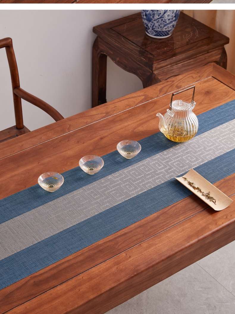 ランチョンマット 和モダン ヘリンボーン柄テーブルランナー