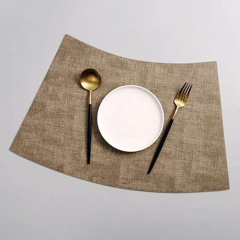 ランチョンマット エレガント防水・布感合皮・食卓マット