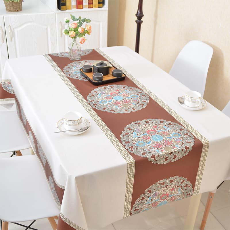 ランチョンマット 華麗刺繍テーブルランナー