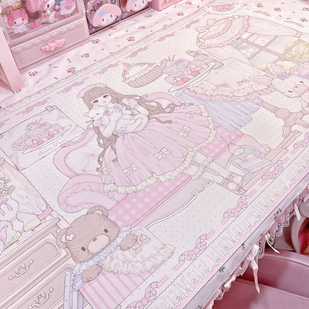 ランチョンマット　スイートパウズ プリンセスティータイム テーブルマット　合皮