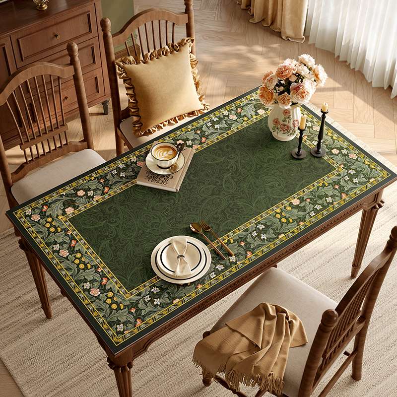 ランチョンマット 優雅な花園テーブルマット 【新緑の芽吹き】