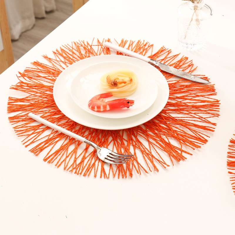 ～手織りおしゃれをお部屋に～ ストリングアートランチョンマット