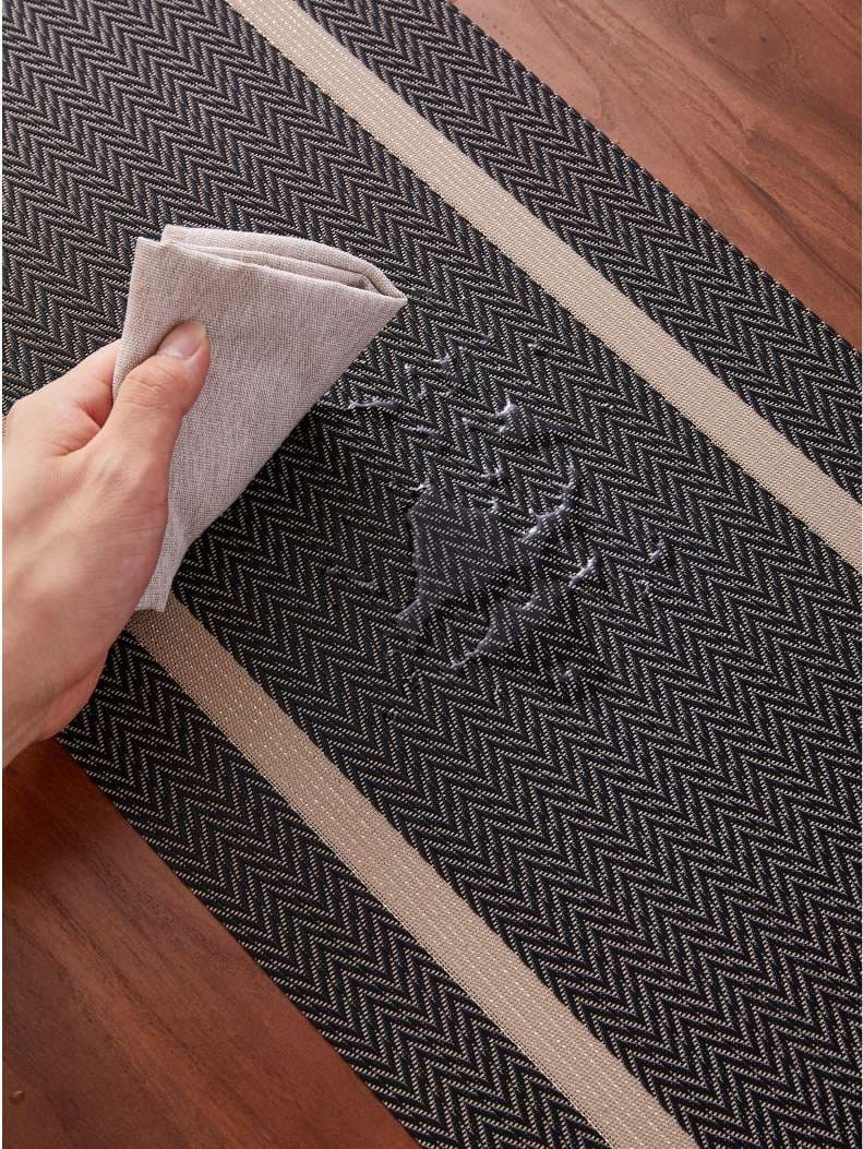 ランチョンマット 和モダン ヘリンボーン柄テーブルランナー