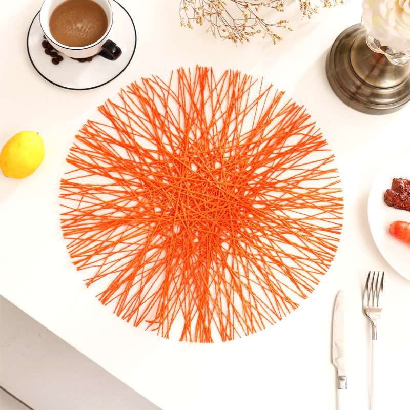 ～手織りおしゃれをお部屋に～ ストリングアートランチョンマット