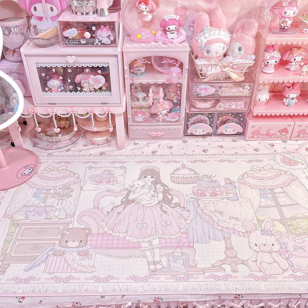 ランチョンマット　スイートパウズ プリンセスティータイム テーブルマット　合皮