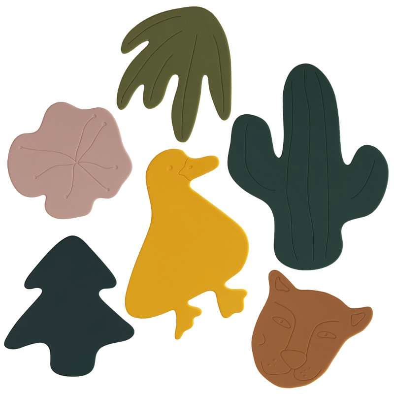 ランチョンマット デザートサボテン シリコンプレースマット 【超個性的】