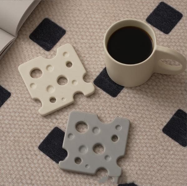 ランチョンマット 子ども用チーズ模様コースター防熱断熱マット